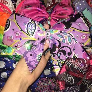 purple flower vegas bow!💜